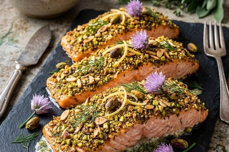 Mary Berry Herb Crusted Salmon Recipe