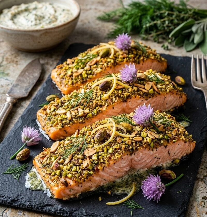 Mary Berry Herb Crusted Salmon Recipe