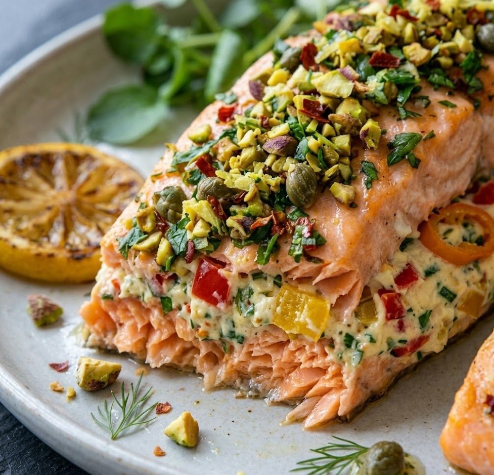 How to Make Mary Berry Salmon with Cream Cheese and Peppers