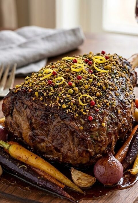 Mary Berry Slow Roast Lamb Shoulder with Potatoes Recipe