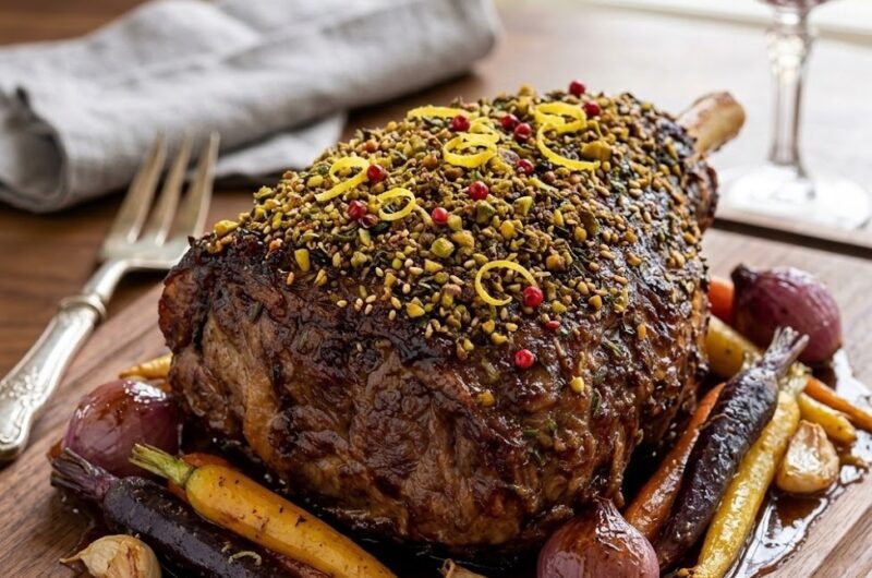 Mary Berry Slow Roast Lamb Shoulder with Potatoes Recipe