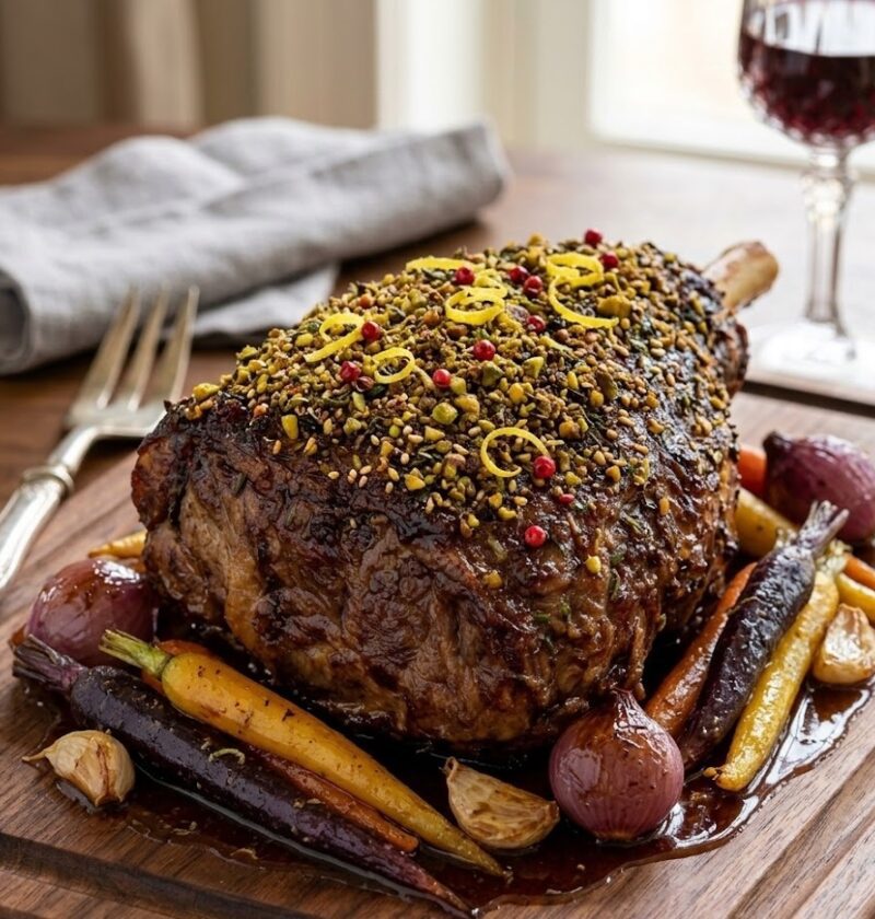 Mary Berry Slow Roast Lamb Shoulder with Potatoes Recipe