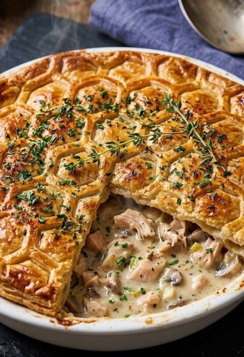 Mary Berry Chicken and Mushroom Pie Recipe