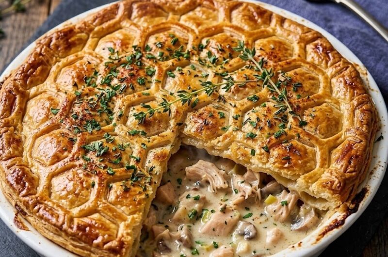 Mary Berry Chicken and Mushroom Pie Recipe
