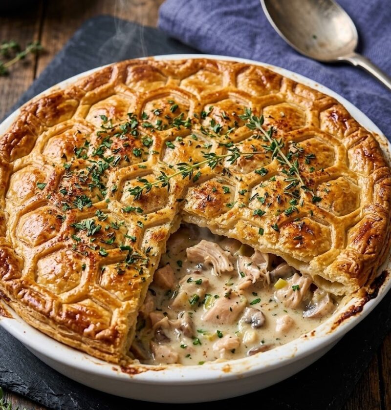 Mary Berry Chicken and Mushroom Pie Recipe