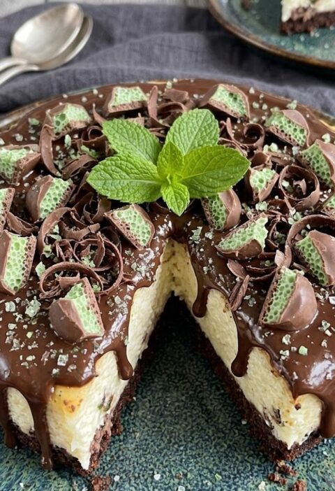 Mary Berry Mint Aero Cheesecake Recipe