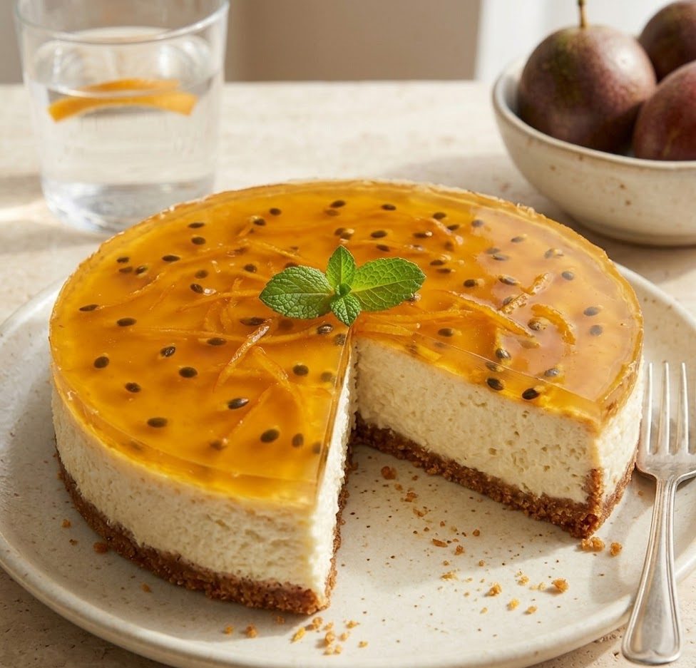 How to Make Mary Berry Passion Fruit & Orange Cheesecake