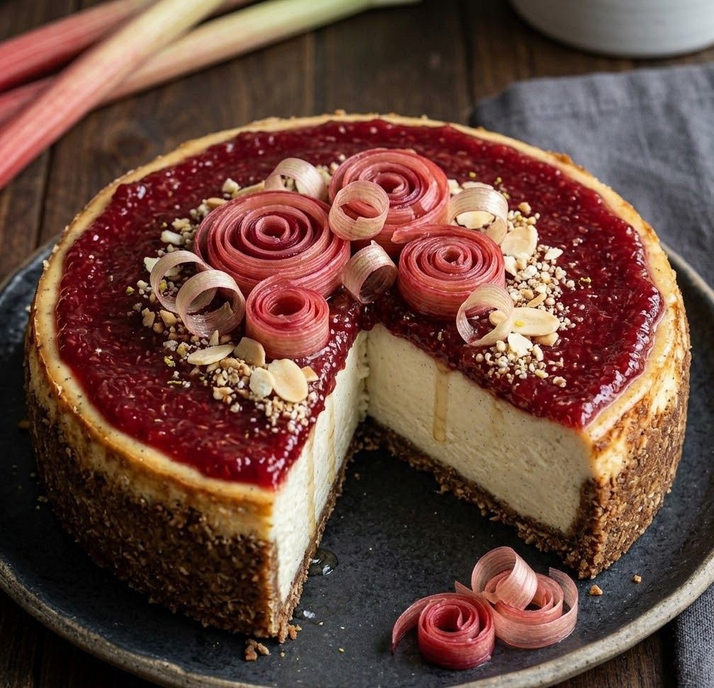 How to Make Mary Berry Rhubarb Cheesecake