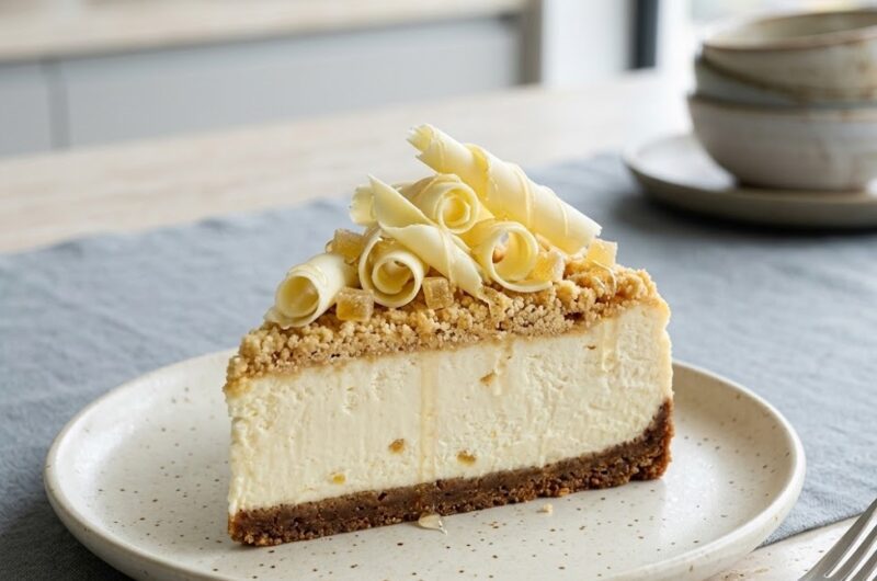 Mary Berry Ginger and White Chocolate Cheesecake Recipe
