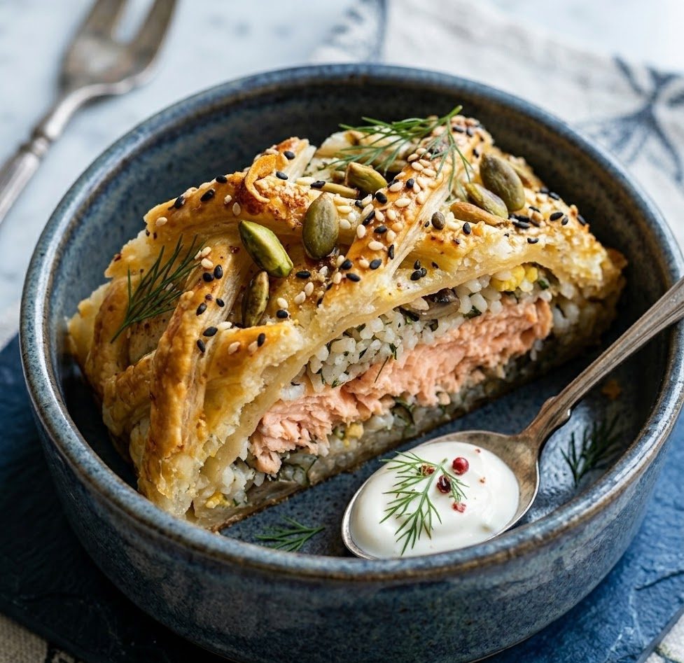 How to Make Mary Berry Salmon Coulibiac Recipe