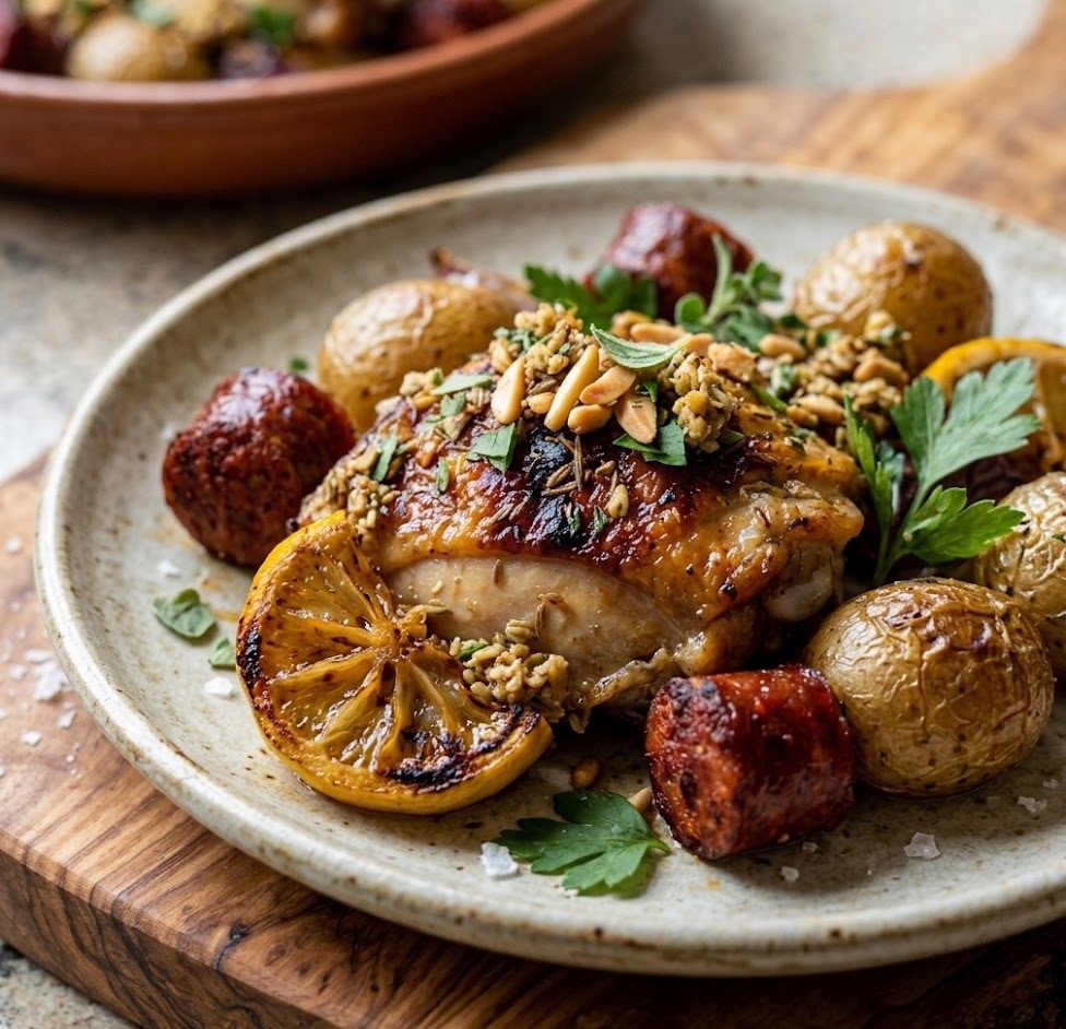 How to Make Mary Berry Mediterranean Chicken Thighs with Chorizo