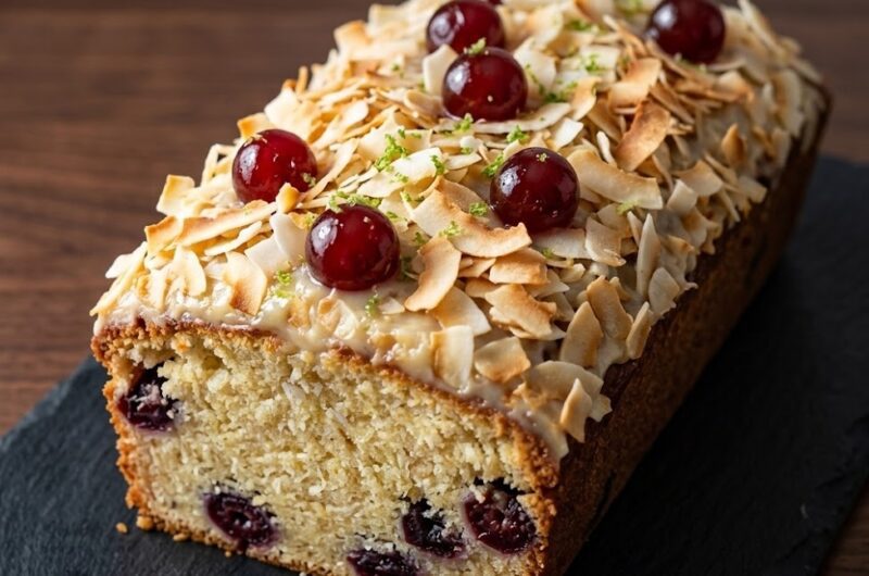 Mary Berry Cherry and Coconut Cake Recipe